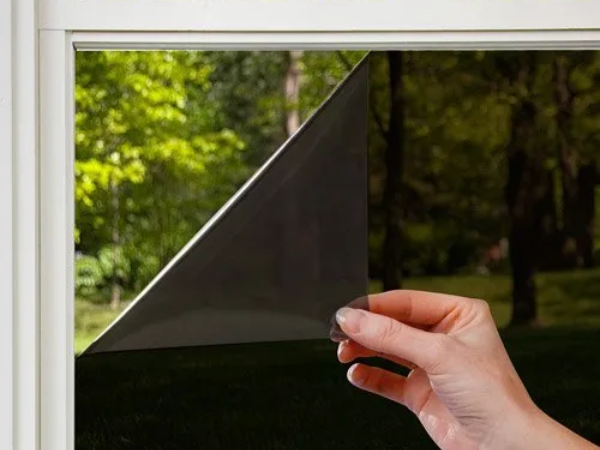 Sun Control Window Film Installation